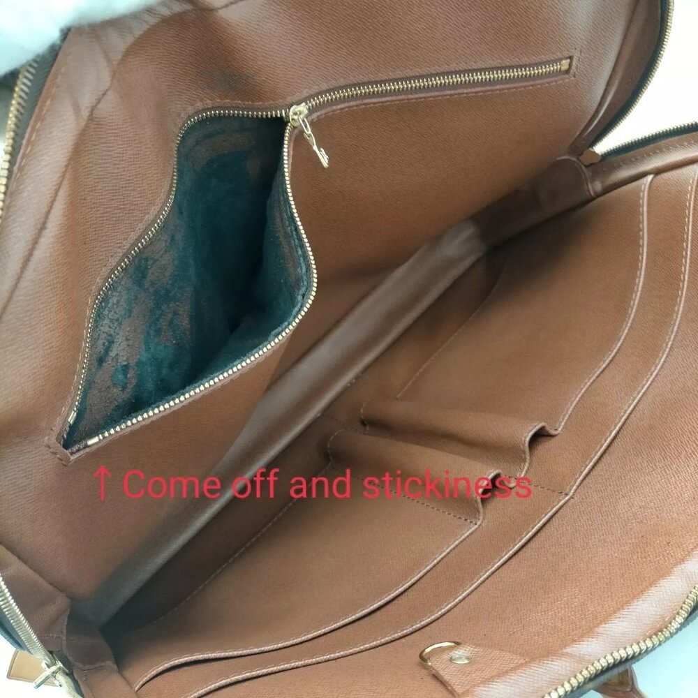 616337AO (C5) Louis Vuitton Business Bag Porte Documents Brown Monogram - Picture 6 of 9